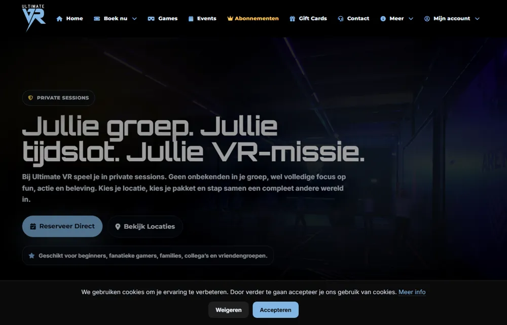 Ultimate VR immersive experience venue, Google Ads by Rankly Media